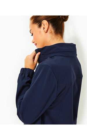 UPF 50+ Luxletic Zaylee Performance Jacket - Low Tide Navy