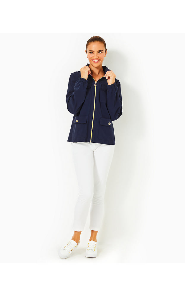 UPF 50+ Luxletic Zaylee Performance Jacket - Low Tide Navy