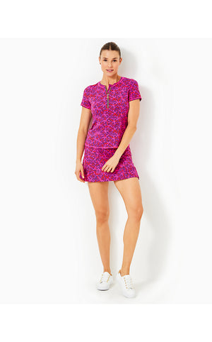 UPF 50+ Luxletic Dottie Skort - Passion Fruit Pink  - Star Searching