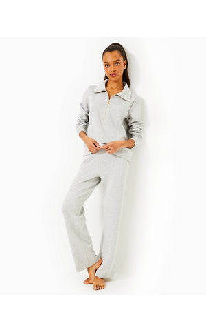 UPF 50+ 30.5" Alwyn High Rise Pant - Heathered Pebble Beach