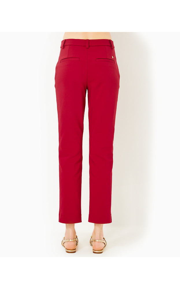 29" Ana High Rise Pant - Malbec Red