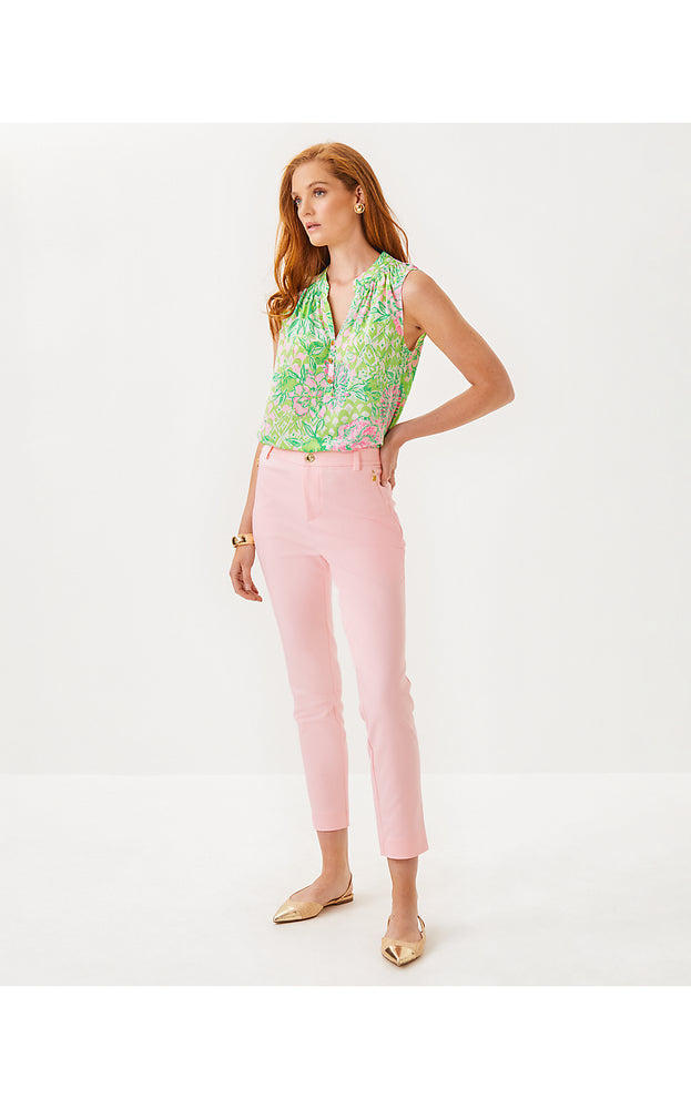 29" Ana High Rise Pant - Pink Muse