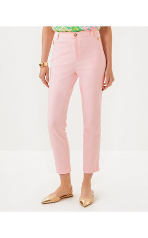 29" Ana High Rise Pant - Pink Muse