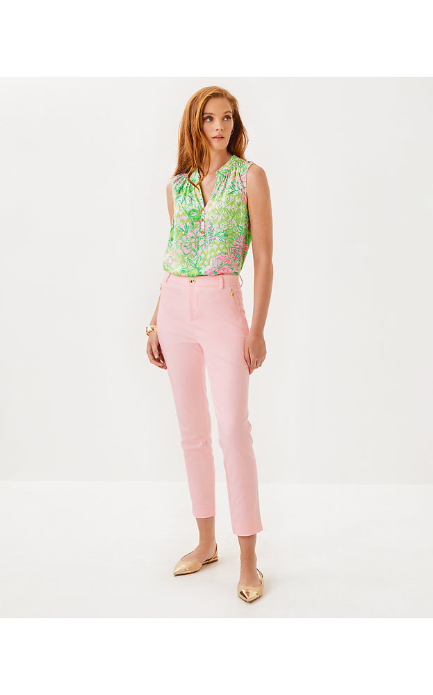 29" Ana High Rise Pant - Pink Muse