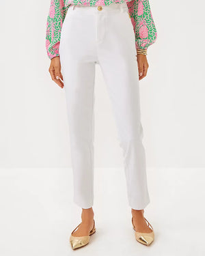 29" Ana High Rise Pant - Resort White
