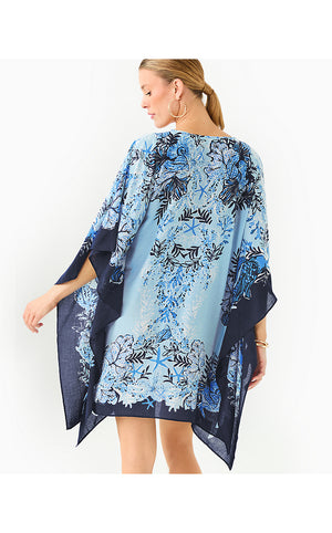 Maryal Cover-Up - Bonaire Blue Just A Little Koi Engineered Coverup