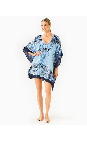 Maryal Cover-Up - Bonaire Blue Just A Little Koi Engineered Coverup