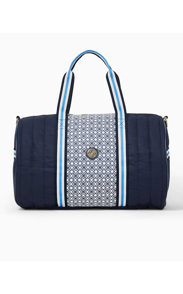 Quilted Puffer Halton Duffel Bag - Low Tide Navy