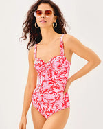 Solaria One-Piece Swimsuit - Cane Coral Crab Collab