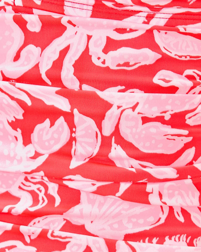 Solaria One-Piece Swimsuit - Cane Coral Crab Collab