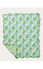 Reversible Cotton Throw - Coconut Swayin In The Breeze