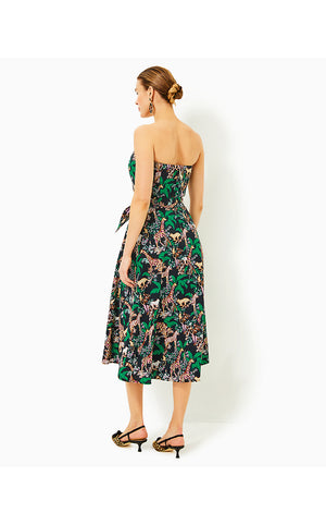 Aubrianna Midi Dress - Multi - Dancing In The Moonlight