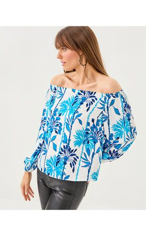 Elizabethany Off-The-Shoulder Top - Coconut Swayin In The Breeze