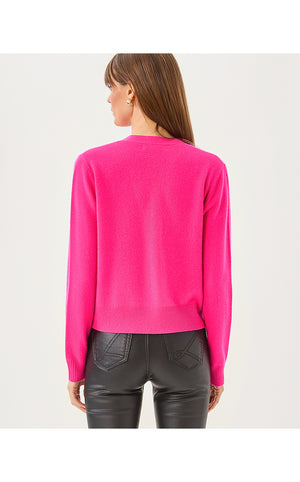 Tippery Cashmere Cardigan - Parigi Pink
