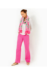 33" Aniston High Rise Straight Leg Jean - Passion Fruit Pink