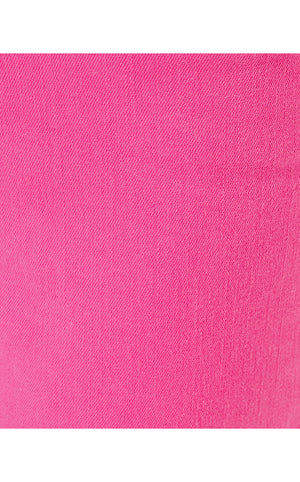 33" Aniston High Rise Straight Leg Jean - Passion Fruit Pink