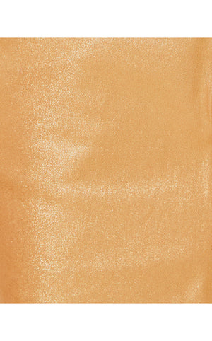 Colette Shimmer Mini Skirt - Gold Metallic