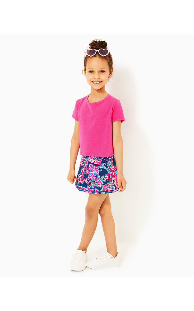 UPF 50+ Luxletic Girls Mini Cascadia Skort - Multi - Flitting About