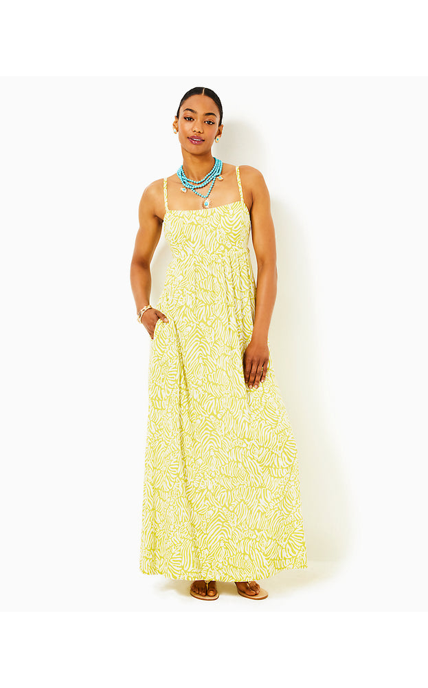 Bernadetta Maxi Dress - Jardin Green Zee Bebe