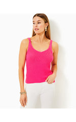 Bristow Sweater Tank - Passion Fruit Pink