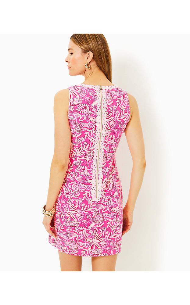 Aubria Shift Dress - Passion Fruit Pink Absolutely Flamazing