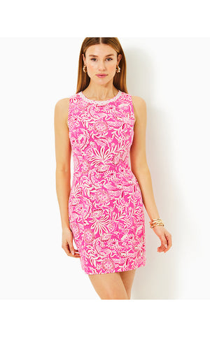 Aubria Shift Dress - Passion Fruit Pink Absolutely Flamazing