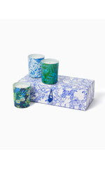 Printed Votive Candle Set - Multi