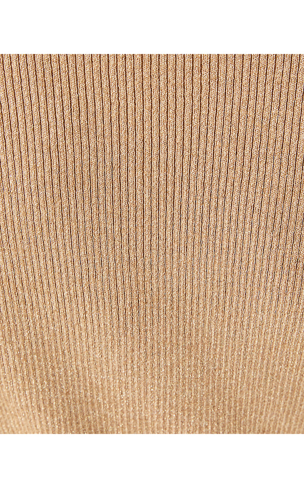 Esli 3/4 Sleeve Sweater - Sand Bar Metallic