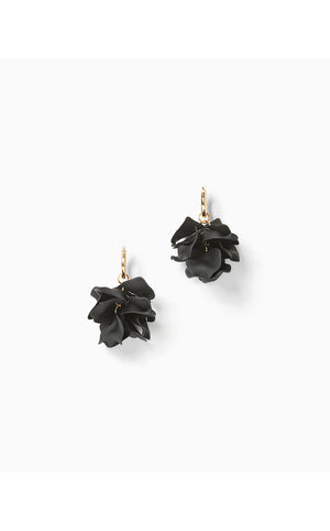 Fine Vine Earrings -Noir