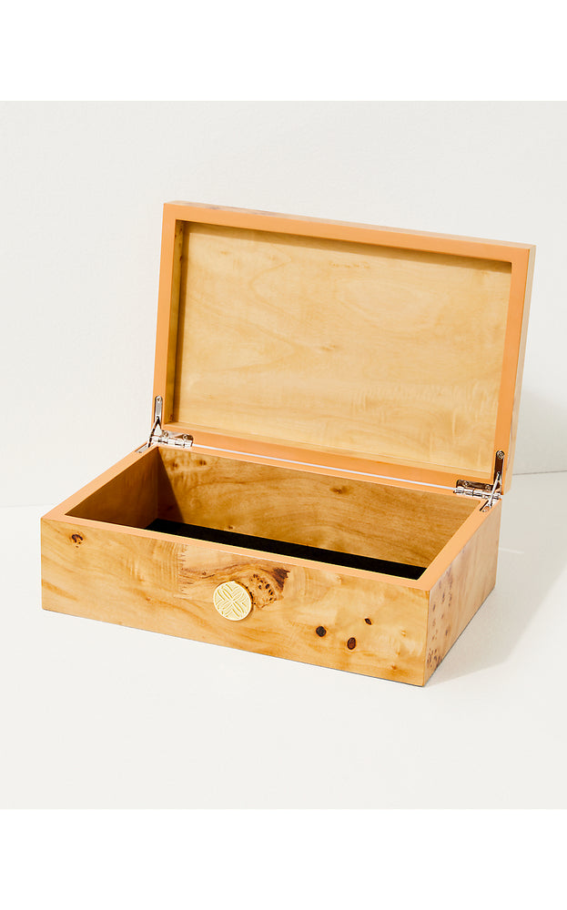 Large Burlwood Box - Burlwood