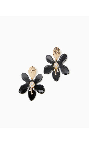 In A Flutter Earrings - Noir