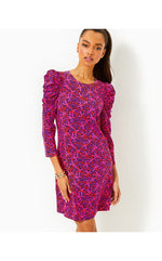 Steffie Dress - Passion Fruit Pink Star Searching