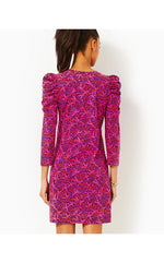 Steffie Dress - Passion Fruit Pink Star Searching