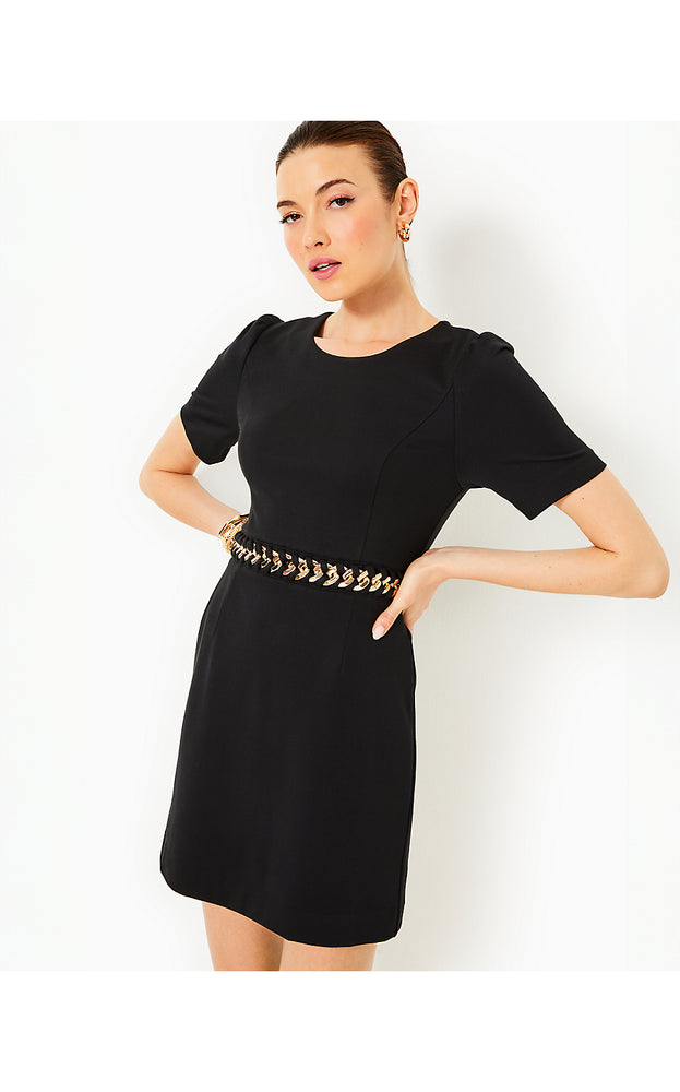 Elinor Shift Dress - Noir