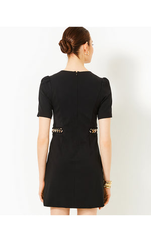 Elinor Shift Dress - Noir