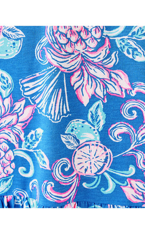 Bingley Dress Sunwashed Blue Citrus Crush