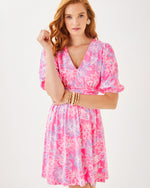 Brightan Dress - Rousseau Pink - Zen Garden