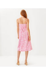 Allarie Midi Dress - Rousseau Pink - Tulip To Tango