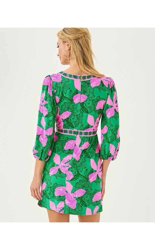 Wexlee Skirted Romper - Kitts Green Sunset Shadows Engineered