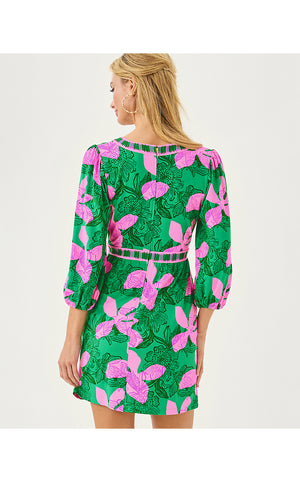 Wexlee Skirted Romper - Kitts Green Sunset Shadows Engineered