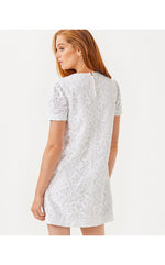 Camalie Lace Dress - Resort White - Flora Corded Lace