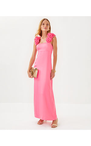 Aamira Maxi Dress - Rousseau Pink