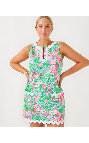 Romey Shift Romper - Multi Plumes In Bloom