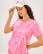 Barreto Knit Top - Rousseau Pink Cool As Shell