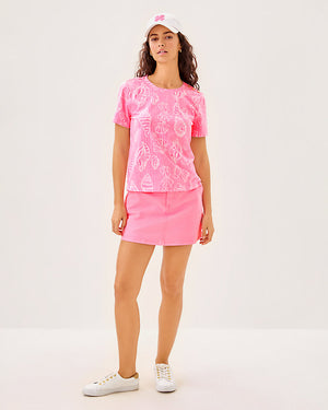 Barreto Knit Top - Rousseau Pink Cool As Shell