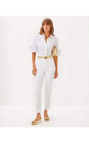 The Flower Lilly Shirt - Resort White