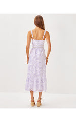 Tiah Midi Dress - Water Hyacinth - Dancing Daisies Eyelet