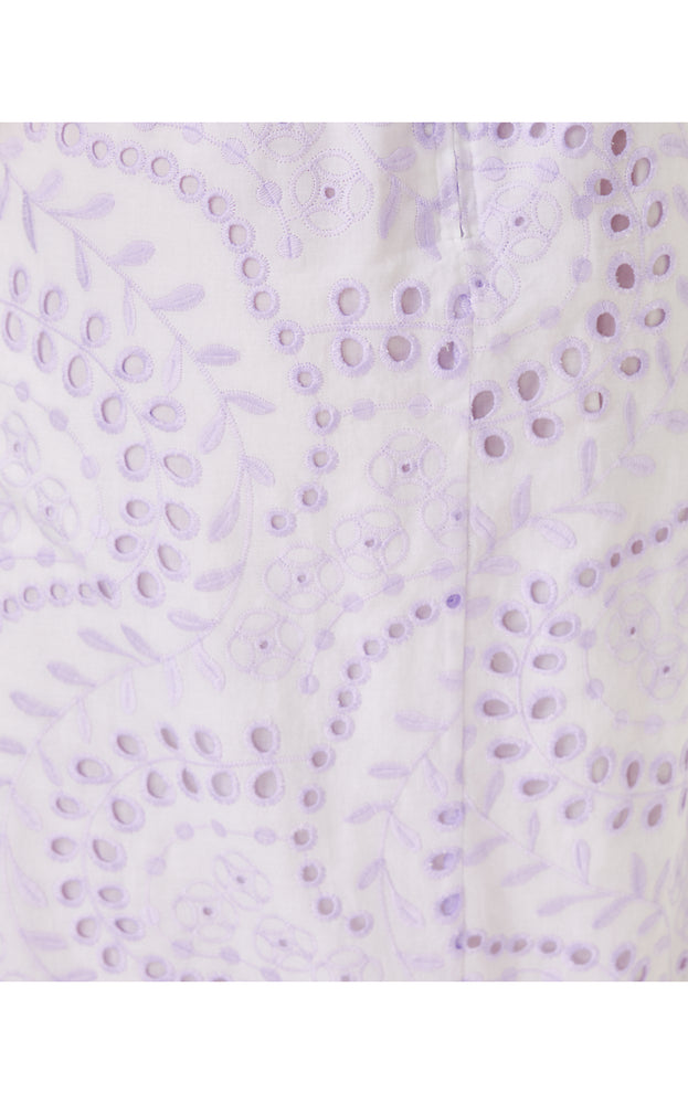 Tiah Midi Dress - Water Hyacinth - Dancing Daisies Eyelet