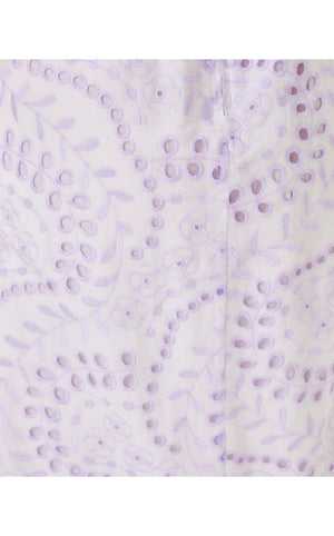 Tiah Midi Dress - Water Hyacinth - Dancing Daisies Eyelet