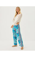 32" Bal Harbour Palazzo Pant - Breezy Aqua Best Fronds Forever Engineered